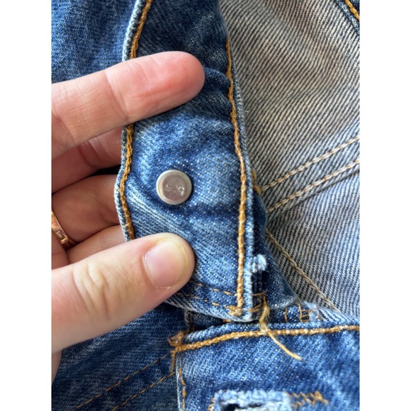 Vintage Levis 517 Orange Tab Jeans Mens 40x34 Made in USA Medium Wash Bootcut - Picture 6 of 14